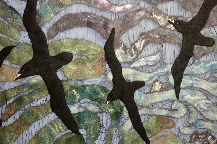 Punakaiki Petrels. Artist Lynette Hartley