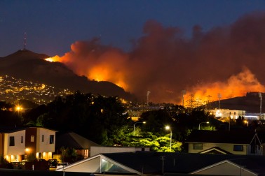 Port Hills fire in Canterbury - Ross Younger