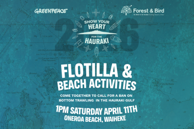 Ban bottom trawling flotilla event