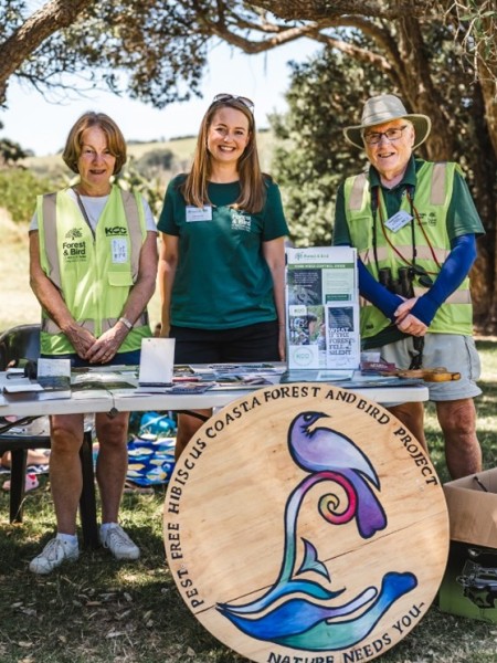 Jenny with some community volunteers at a stall