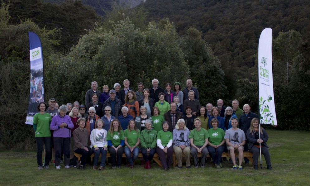 Forest & Bird members at the South Island Gathering in 2015