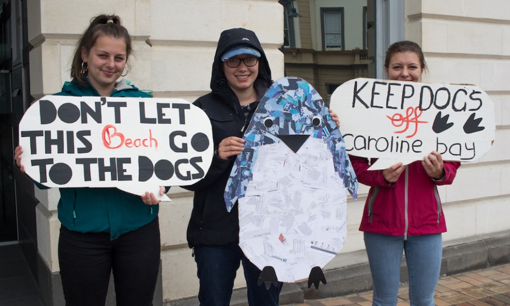 Forest and Bird Members Protest