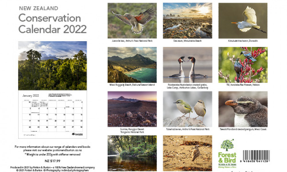 Conservation Calendars and Diaries Forest and Bird