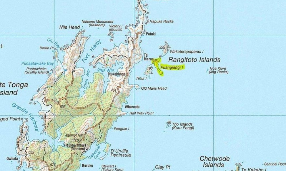 Map of Puangiangi