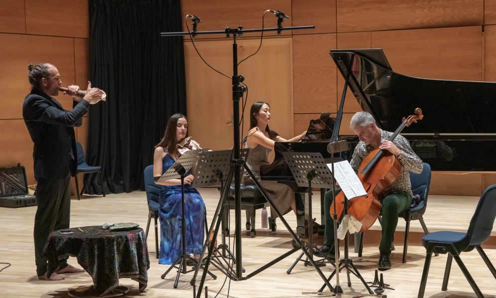 Force of Nature musicians at the rehearsals in Hamilton earlier this year. Credit Kerry Blakeney-Williams