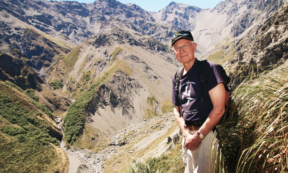 Geoff Harrow at Kōwhai Valley. Image Ailsa Howard 