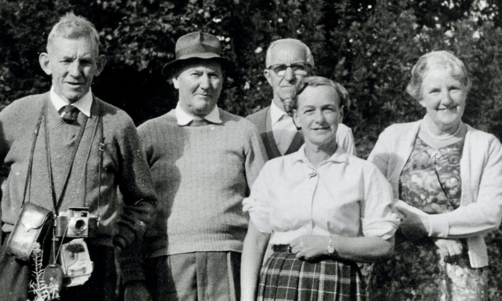 Violet Rucroft (far right) with some of Forest & Bird’s Executive, 1968. Image Forest & Bird Archives