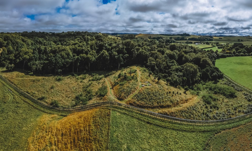Pano Bushy Park fence. Image Joe Potter