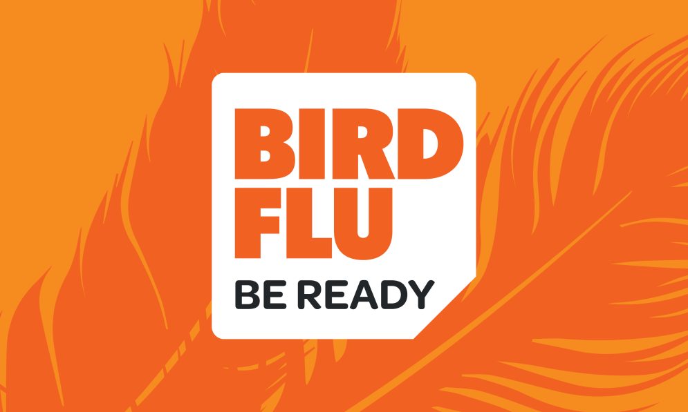 HPAI BIrd Flu be ready web banner. Courtesy of DOC