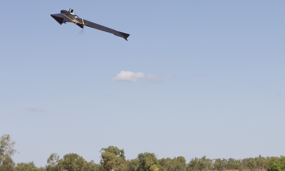 Picture of drone flying