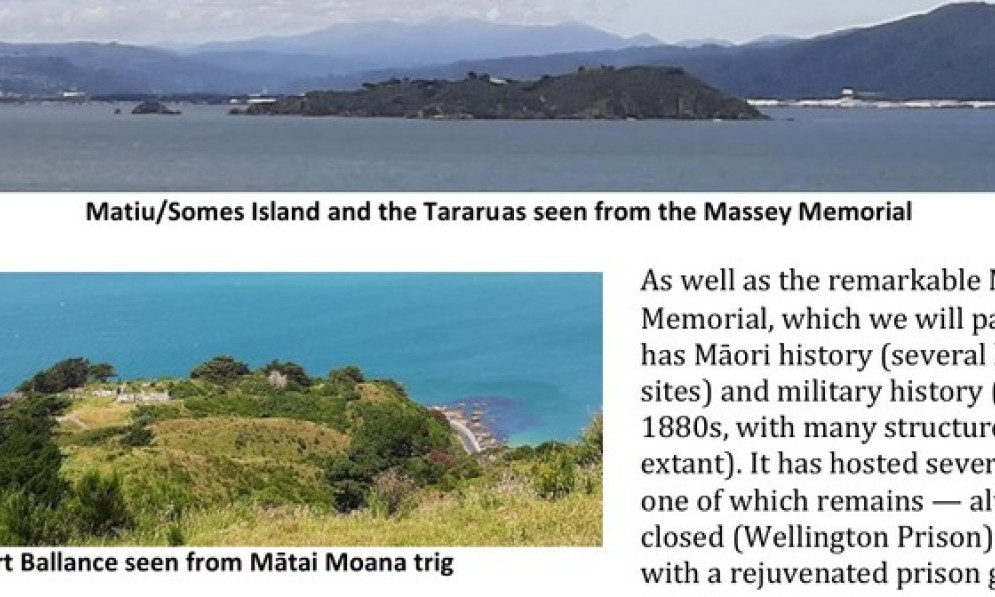 Mātai / Somes Island and Tararuas / Fort Ballance