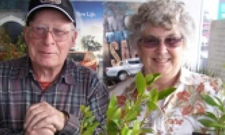 Ian and Wilma McDonald at a 2011 plant stall