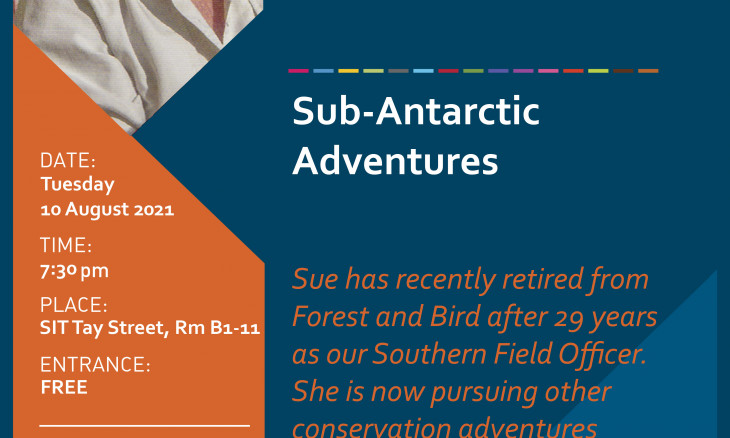 Sue Maturin - Sub-Antarctic Adventures event poster