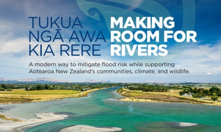 Cover image of the Tukua Ngā Awa Kia Rere – Making Room for Rivers report