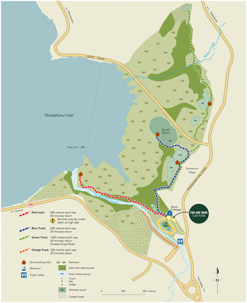 Pauatahanui reserve map