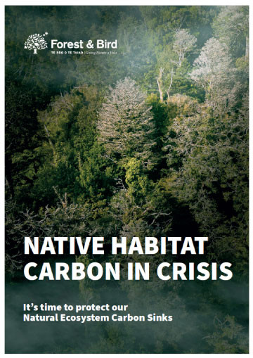 Native habitat carbon in crisis report coverpage