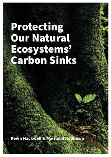 Protecting our natural ecosystems' carbon report coverpage