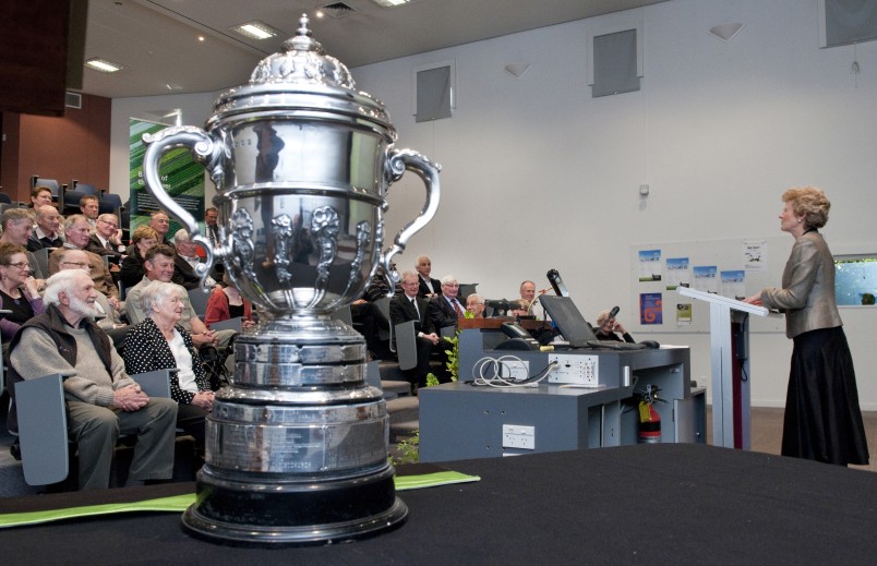 Presentation of the Loder Cup. Image supplied