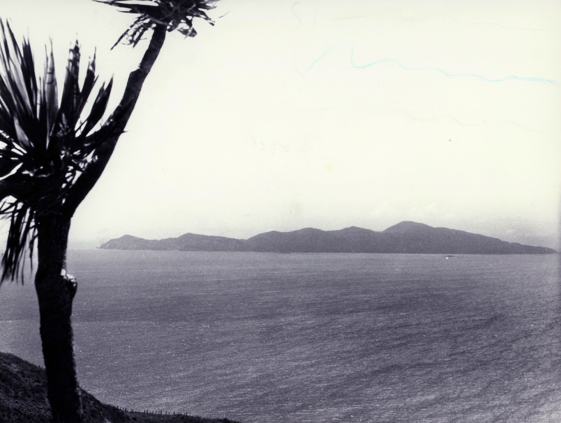 View of Kāpiti Island from the mainland in the early 20th century. Image supplied
