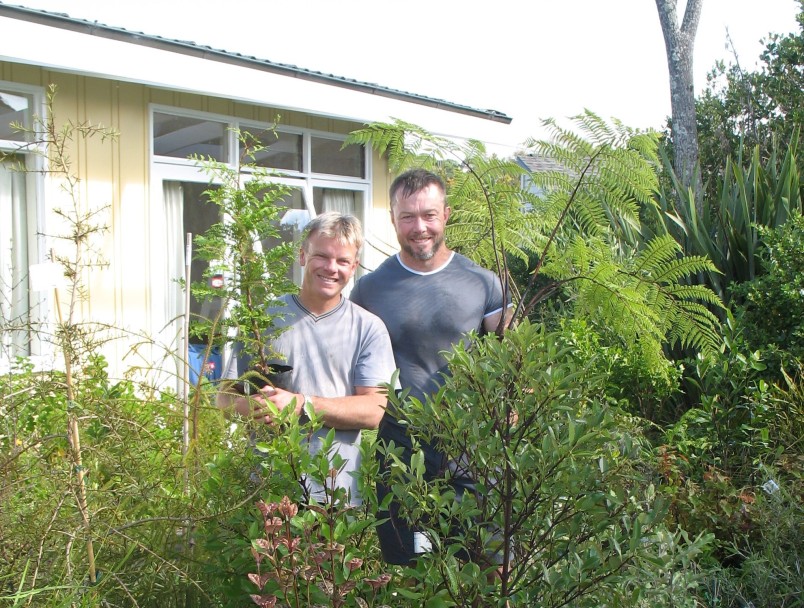 Dean Sutcliffe with partner Geoff Williams. Image supplied
