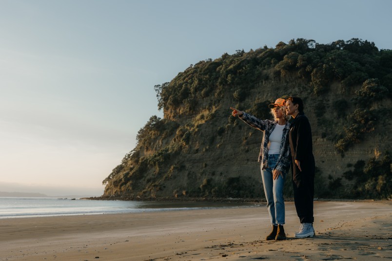 Filmmakers Cassie Roma and Mandy Kupenga. Image Emily Chalk